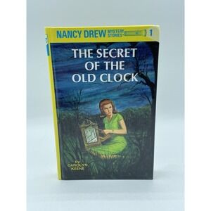 Vintage Nancy Drew #1, The Secret of the Old Clock by Carolyn Keene,  Hardcover